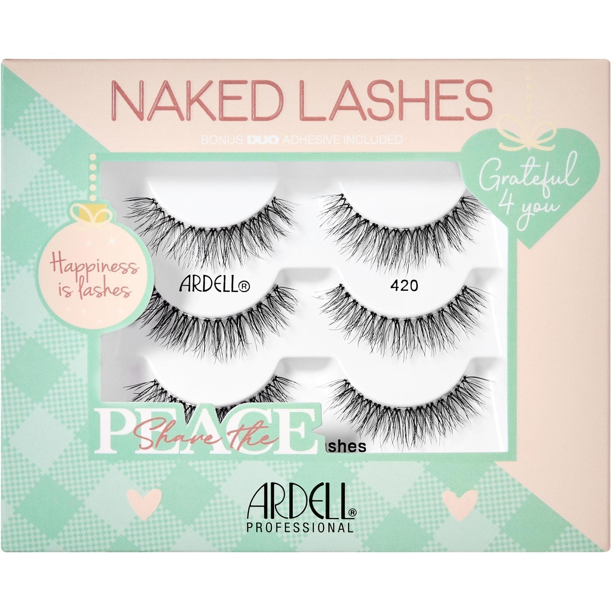 Ardell Professional Naked Lashes 420 - 3 - Pair Gift Set, Natural False EyelashesArdell Professional074764367259False LashesFalse Lashes