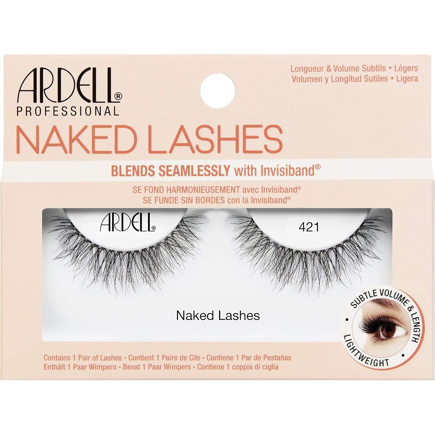 Ardell Professional Naked Lashes Blends Seamlessly With Invisiband - 421Ardell Professional074764704764False LashesFalse Lashes
