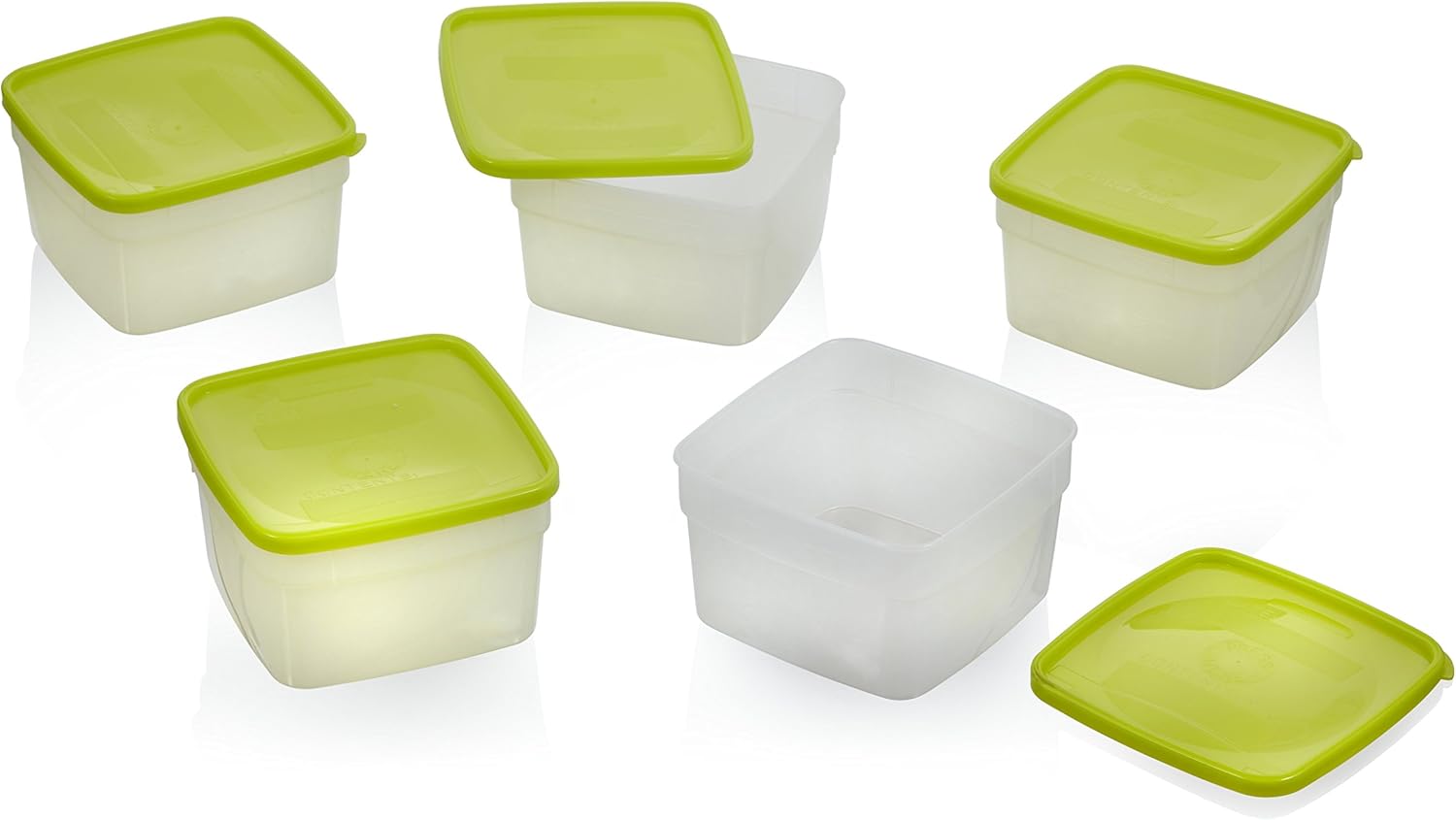 Arrow Home Products Plastic 1 Pint Freezer Storage Containers, 5 PackArrow Home Products070652000420Food Storage ContainerFood Storage Container
