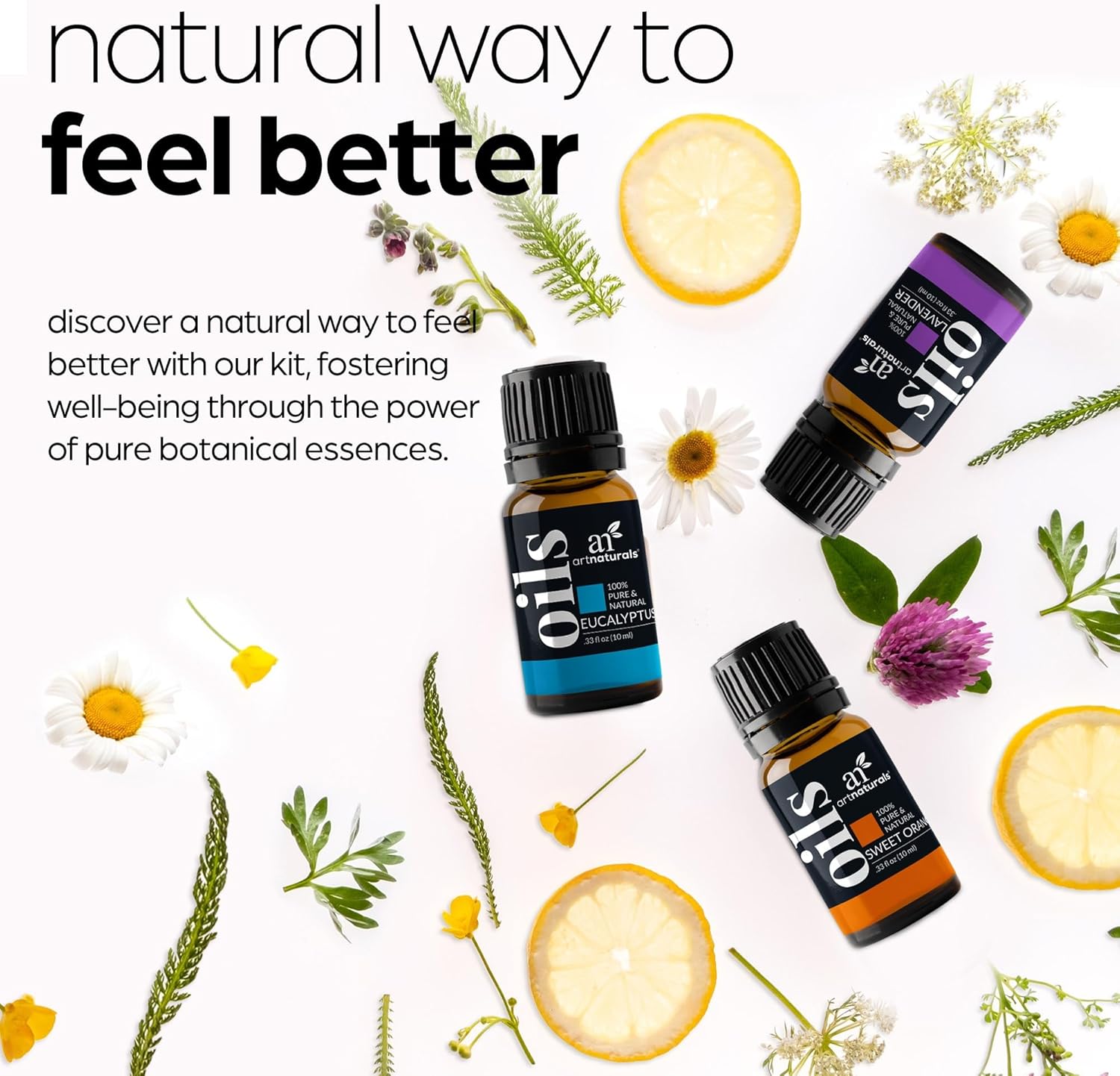 ArtNaturals Aromatherapy Top 6 Essential Oils, 6 * 10mlArtNaturals816820021138Essential OilEssential Oil