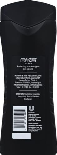 AXE Body Wash for Men, Black, 16 Fl Oz (Pack of 1)Axe011111575981Body WashBody Wash