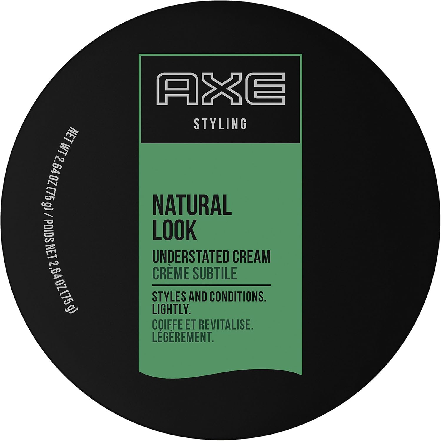 AXE Natural Look Hair Cream, 2.64 Ounce, Pack of 1Axe079400115751Hair CreamHair Cream