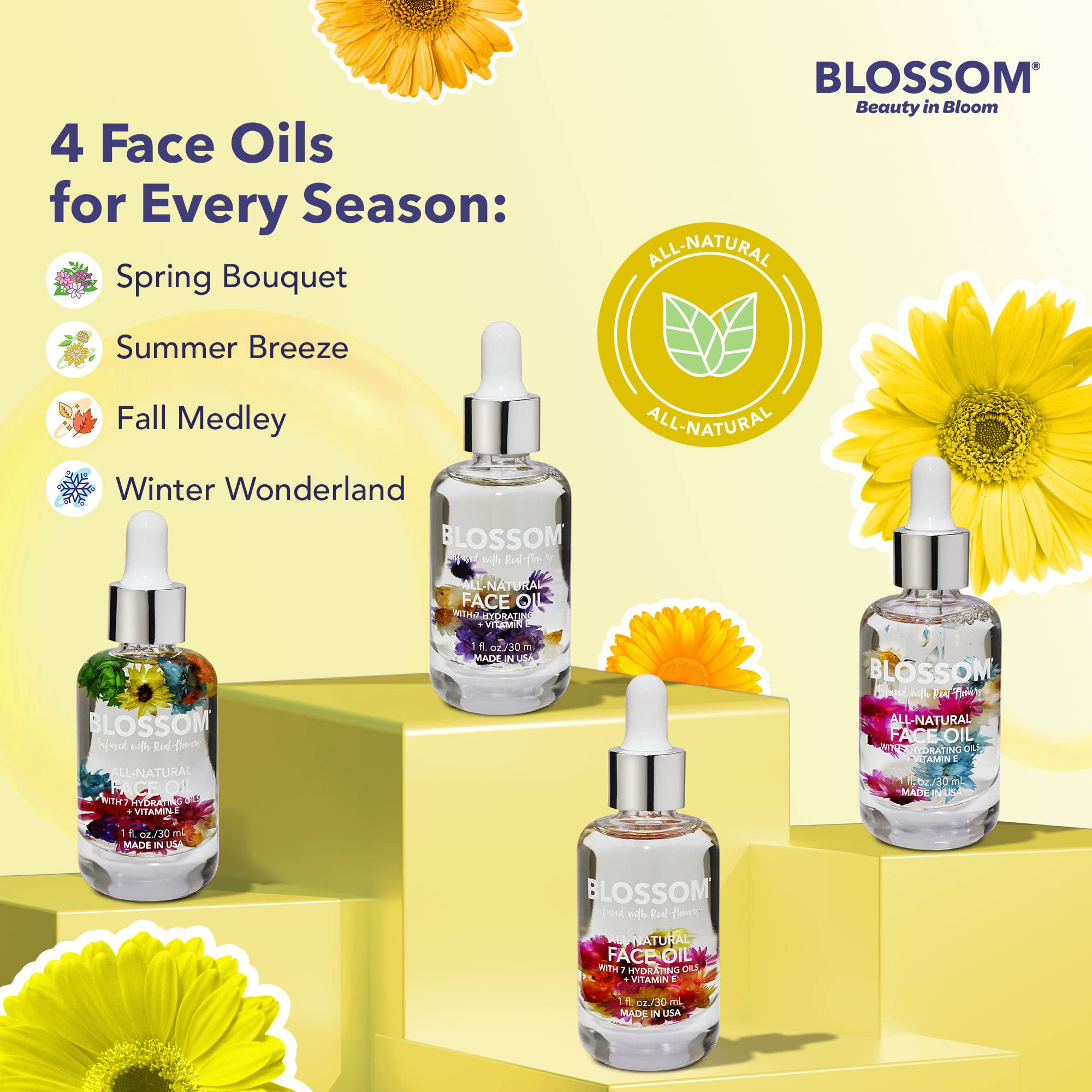 Blossom Face Oil - Summer Breeze, 1 Fl OzBlossom079556520027Face OilFace Oil