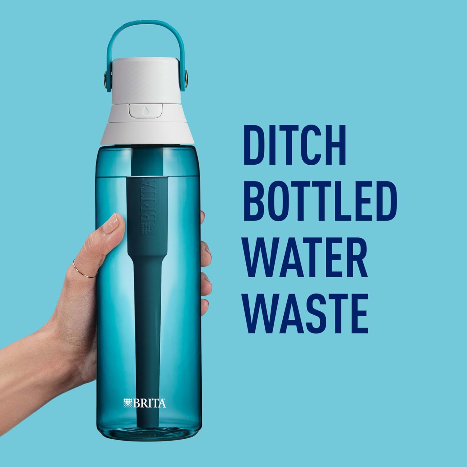 Brita Premium Filtering Water Bottle 26 oz and 3 Water Filter ReplacementsBritaY3 - I7HS - FL5WWater BottleWater Bottle