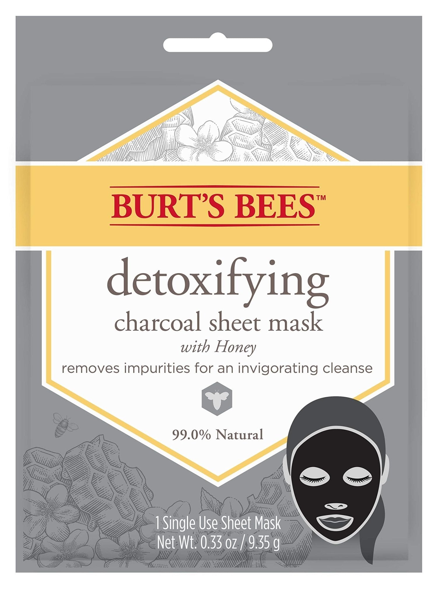 Burt's Bees Detoxifying Charcoal Sheet MaskBurt's Bees792850902152Sheet Face MaskSheet Face Mask
