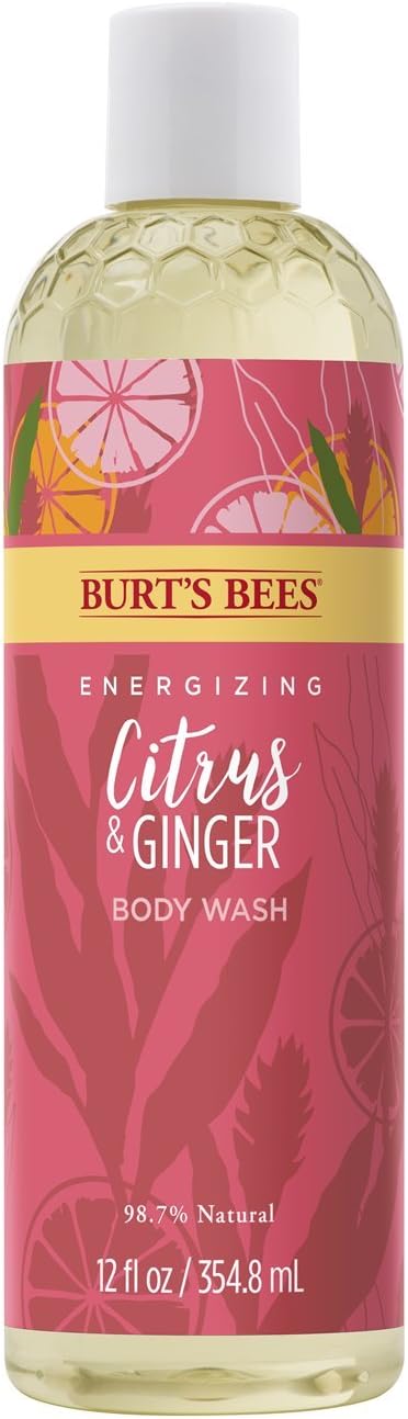 Burt's Bees Extra Energizing Citrus and Ginger Body Wash - 12 Ounce BottleBurt's Bees792850903814Body WashBody Wash