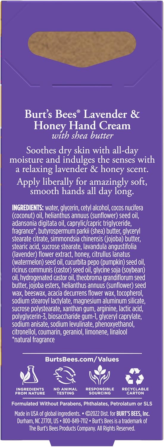 Burt's Bees Lavender and Honey Hand Cream for Unisex - 1 ozBurt's Bees792850903753Hand CreamHand Cream