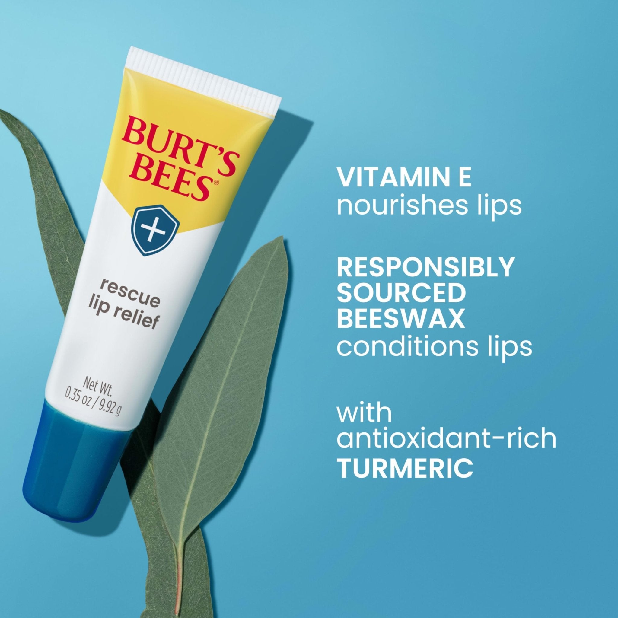 Burt's Bees Rescue Lip Relief with Shea Butter and Echinacea, 100% Natural Origin - 0.35 OzBurt's Bees792850654426Lip BalmLip Balm