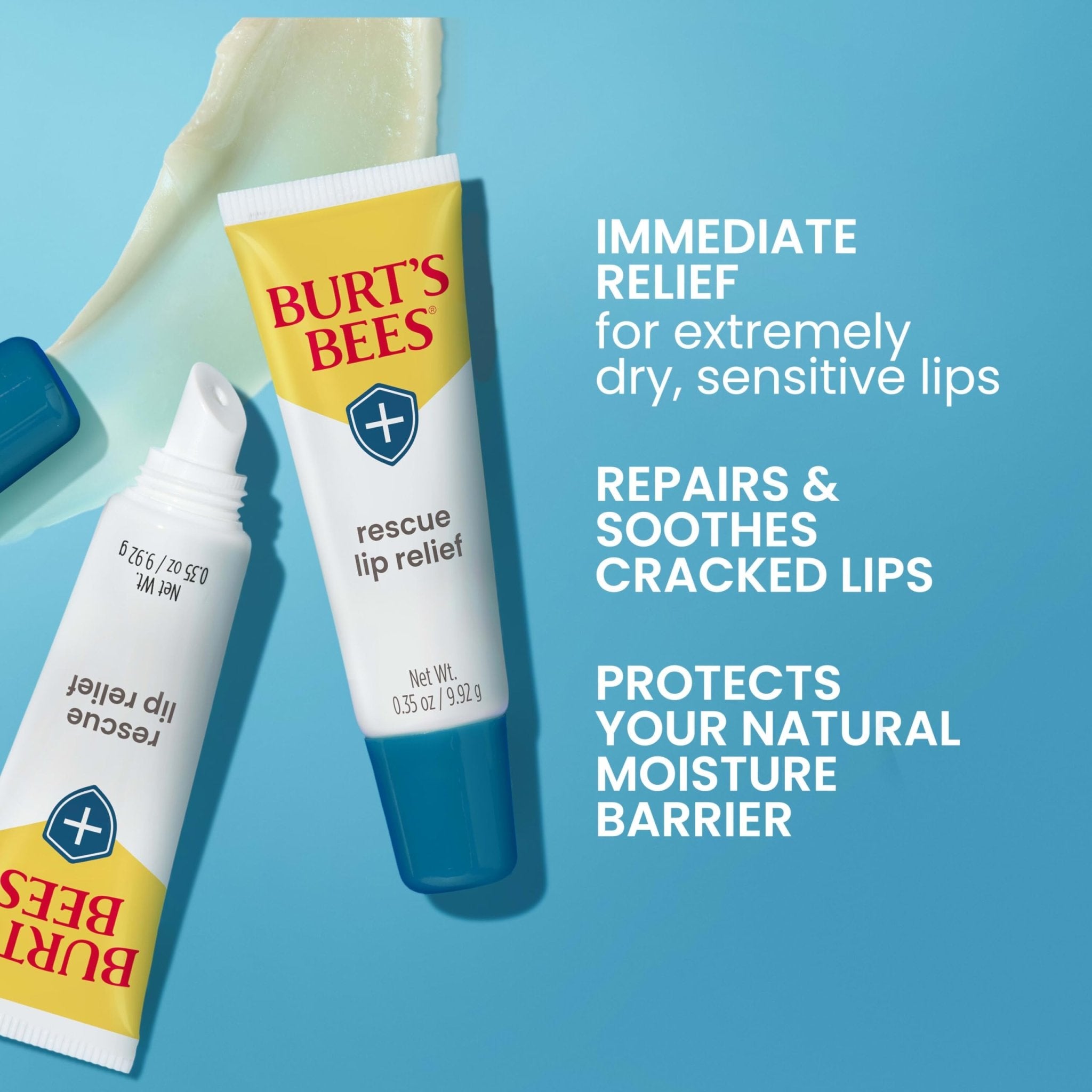 Burt's Bees Rescue Lip Relief with Shea Butter and Echinacea, 100% Natural Origin - 0.35 OzBurt's Bees792850654426Lip BalmLip Balm