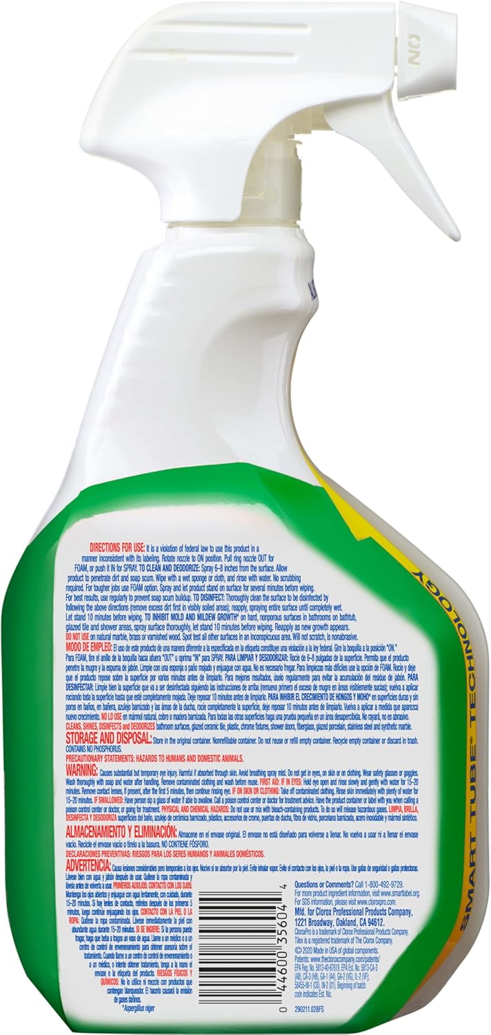 Clorox Tilex Soap Scum Remover & Disinfectant Spray - 32 OuncesClorox638458739441Shower CleanerShower Cleaner