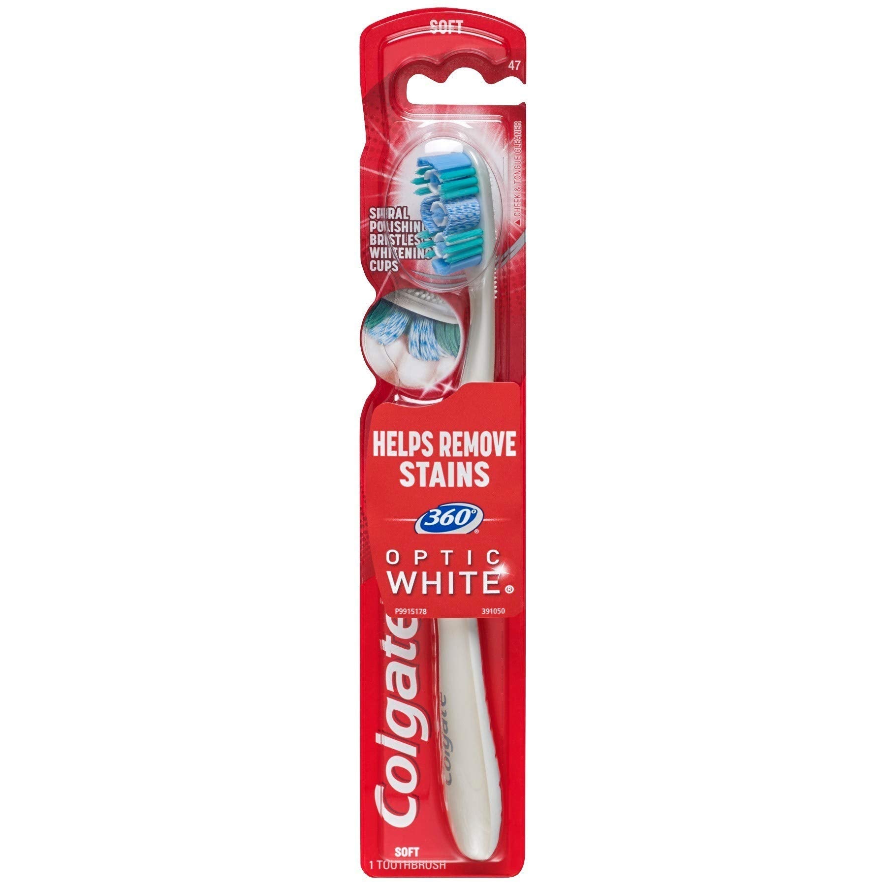 Colgate 360 Optic White Full Head ToothbrushColgate729587307684ToothbrushToothbrush