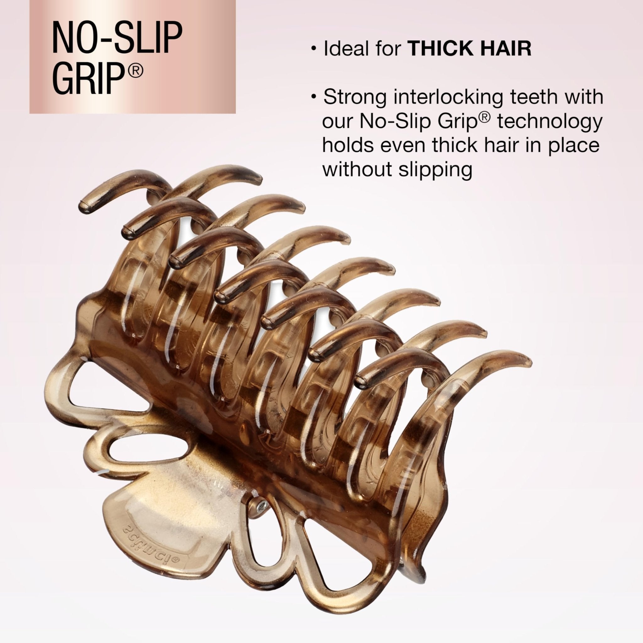 Conair Scunci, No - Slip Grip Thick Hair Jaw Clip, Crown Claw Hair Clip - TortoiseConair043194178360Hair ClipHair Clip