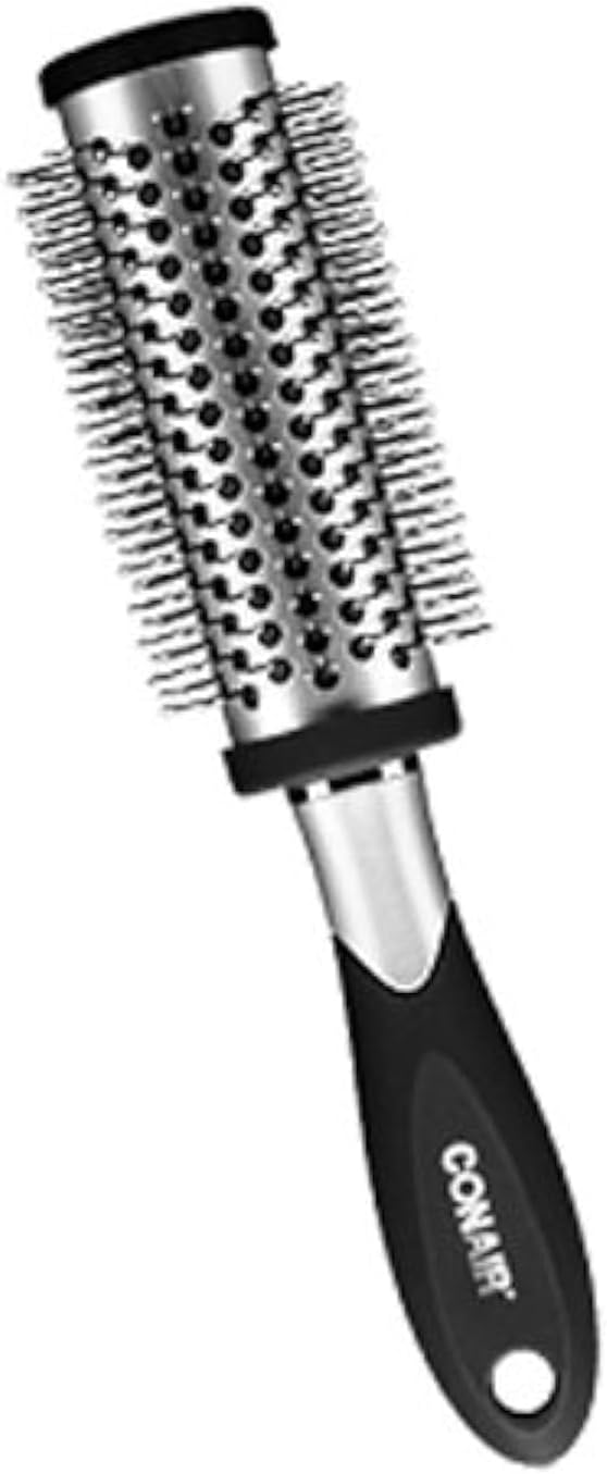 CONAIR VELVET MEDIUM METAL NYLON ROUND BRUSHConair074108772176Comb and BrushesComb and Brushes
