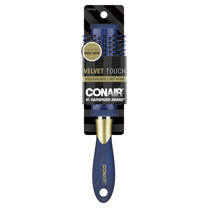 CONAIR VELVET MEDIUM METAL NYLON ROUND BRUSHConair074108772176Comb and BrushesComb and Brushes