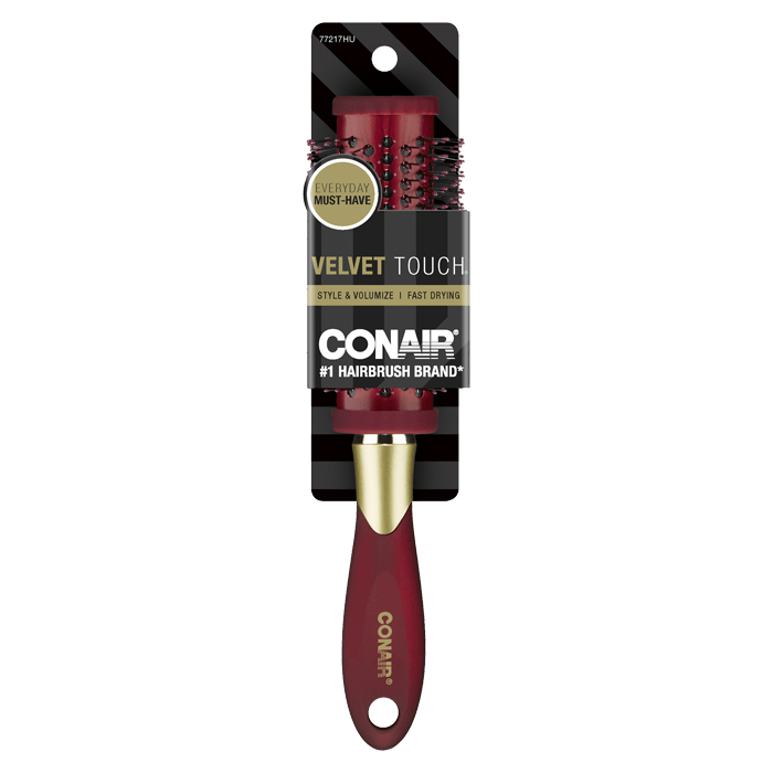 CONAIR VELVET MEDIUM METAL NYLON ROUND BRUSHConair074108772176Comb and BrushesComb and Brushes