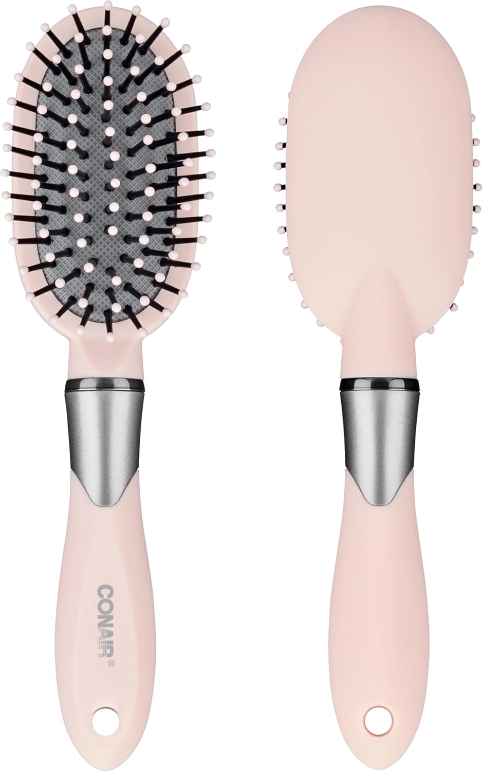 Conair Velvet Touch hairbrush - Travel Hair brush - Detangling hair brush - curly hair brush - hair brushes for women - detangler brush - hair brushes for womenDealzlot074108511003