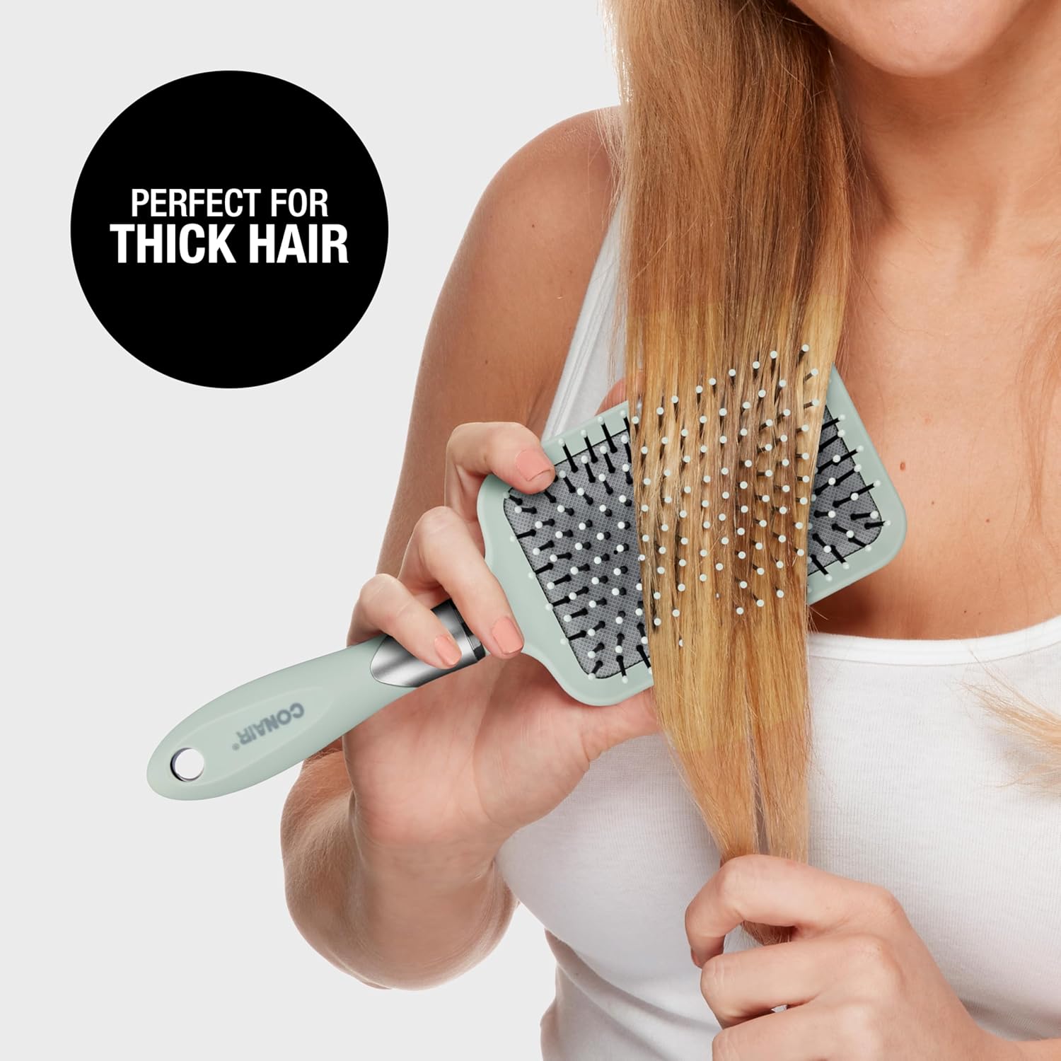 Conair Velvet Touch hairbrush - Travel Hair brush - Detangling hair brush - curly hair brush - hair brushes for women - detangler brush - hair brushes for womenDealzlotB001126XOI