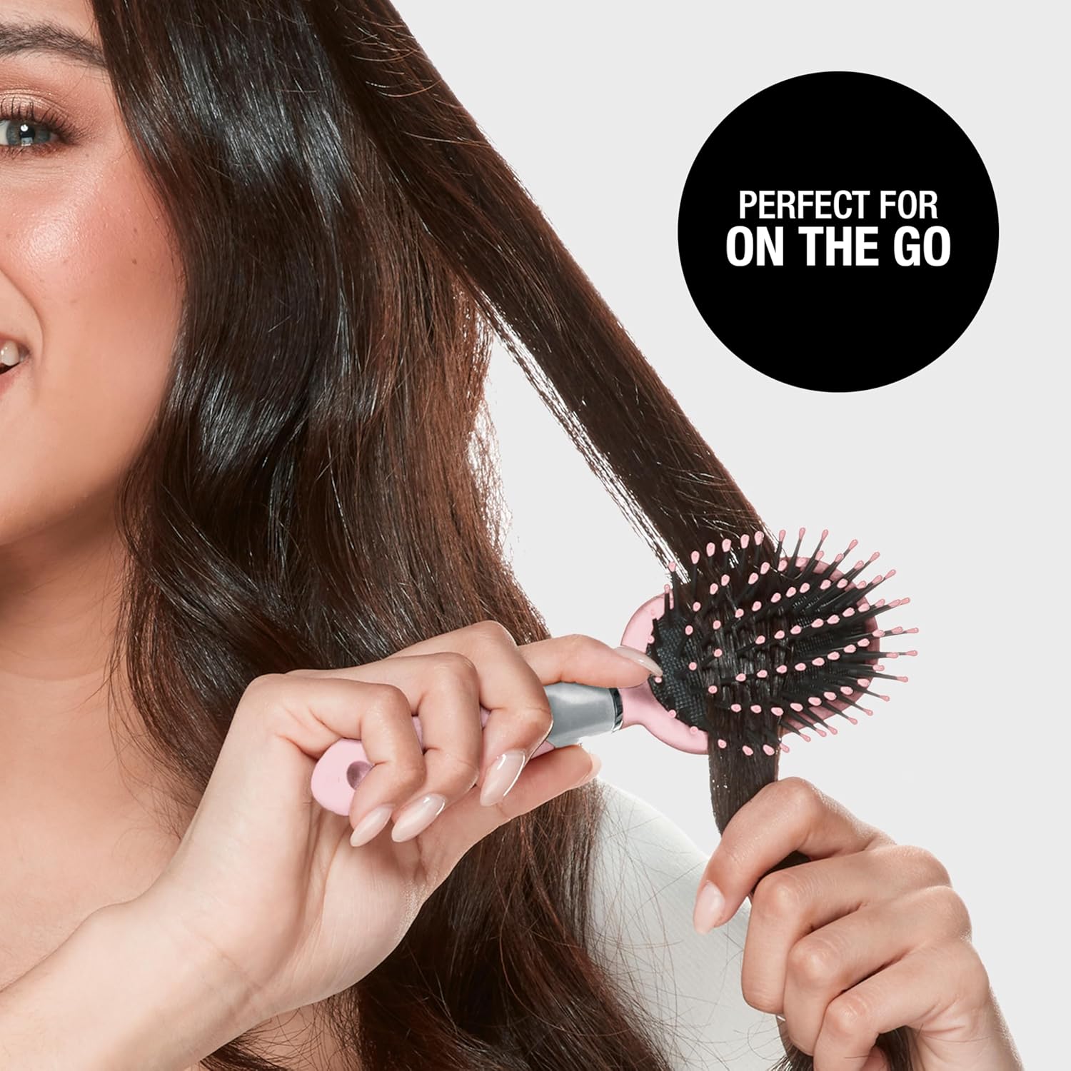 Conair Velvet Touch hairbrush - Travel Hair brush - Detangling hair brush - curly hair brush - hair brushes for women - detangler brush - hair brushes for womenDealzlotB001126XOI