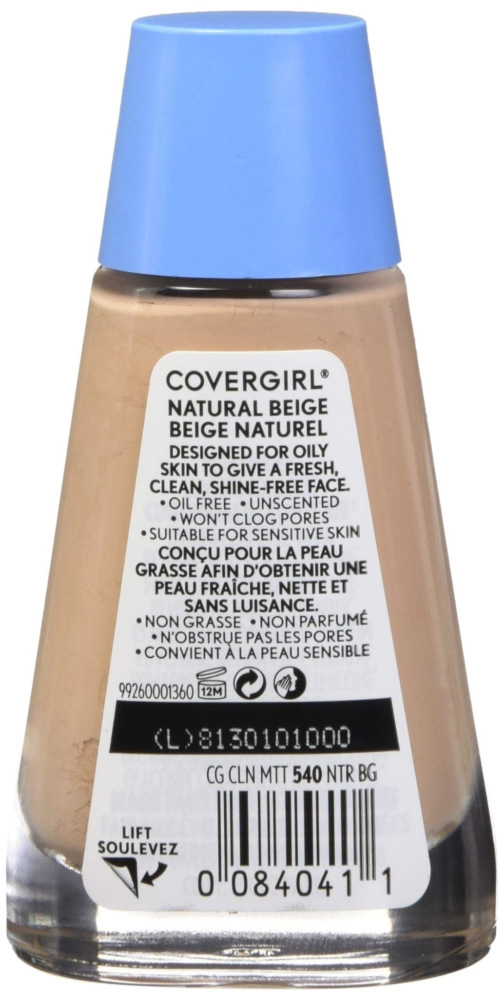 CoverGirl Clean Matte Liquid FoundationCoverGirl008100004058FoundationFoundation