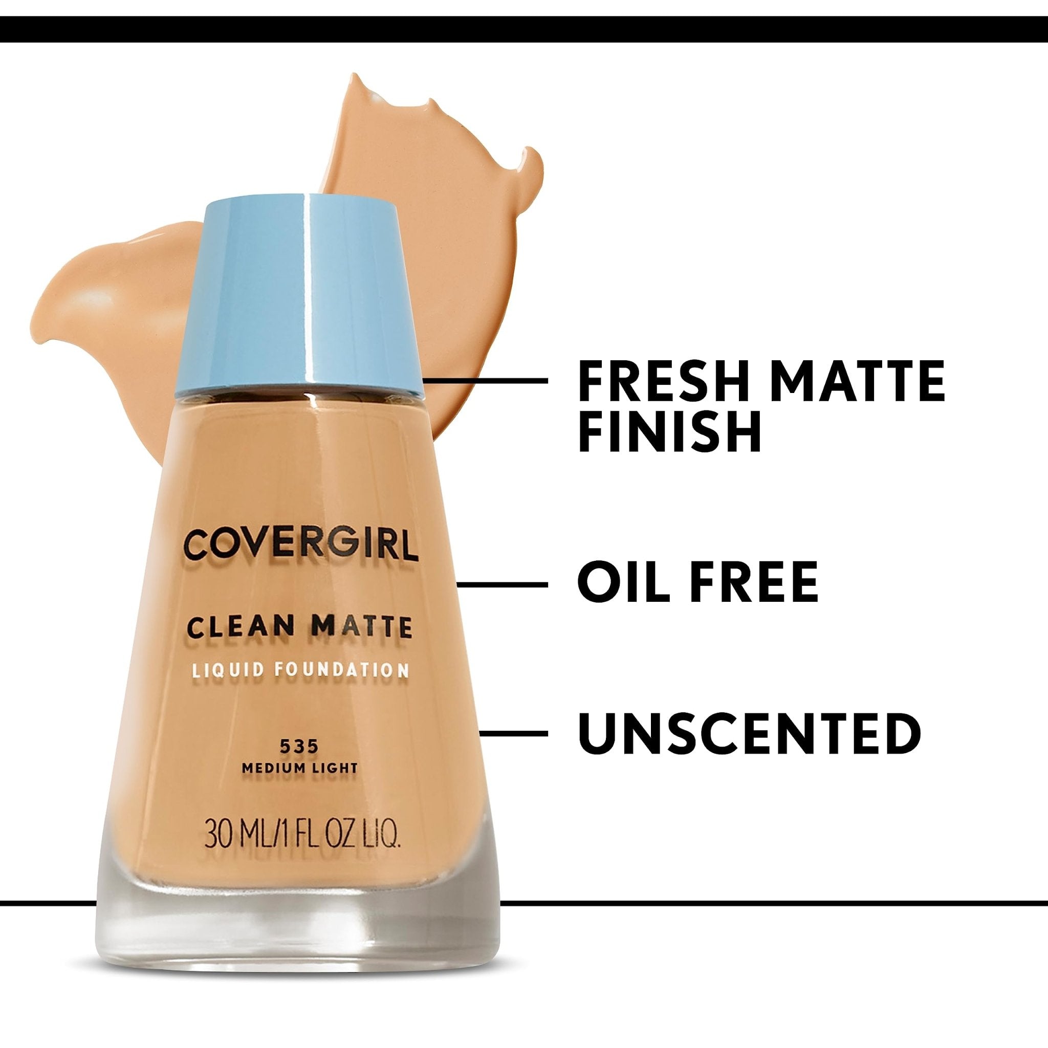 CoverGirl Clean Matte Liquid FoundationCoverGirl008100004058FoundationFoundation