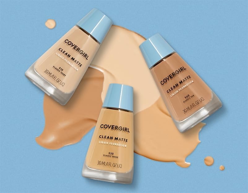 CoverGirl Clean Matte Liquid FoundationCoverGirl008100004058FoundationFoundation