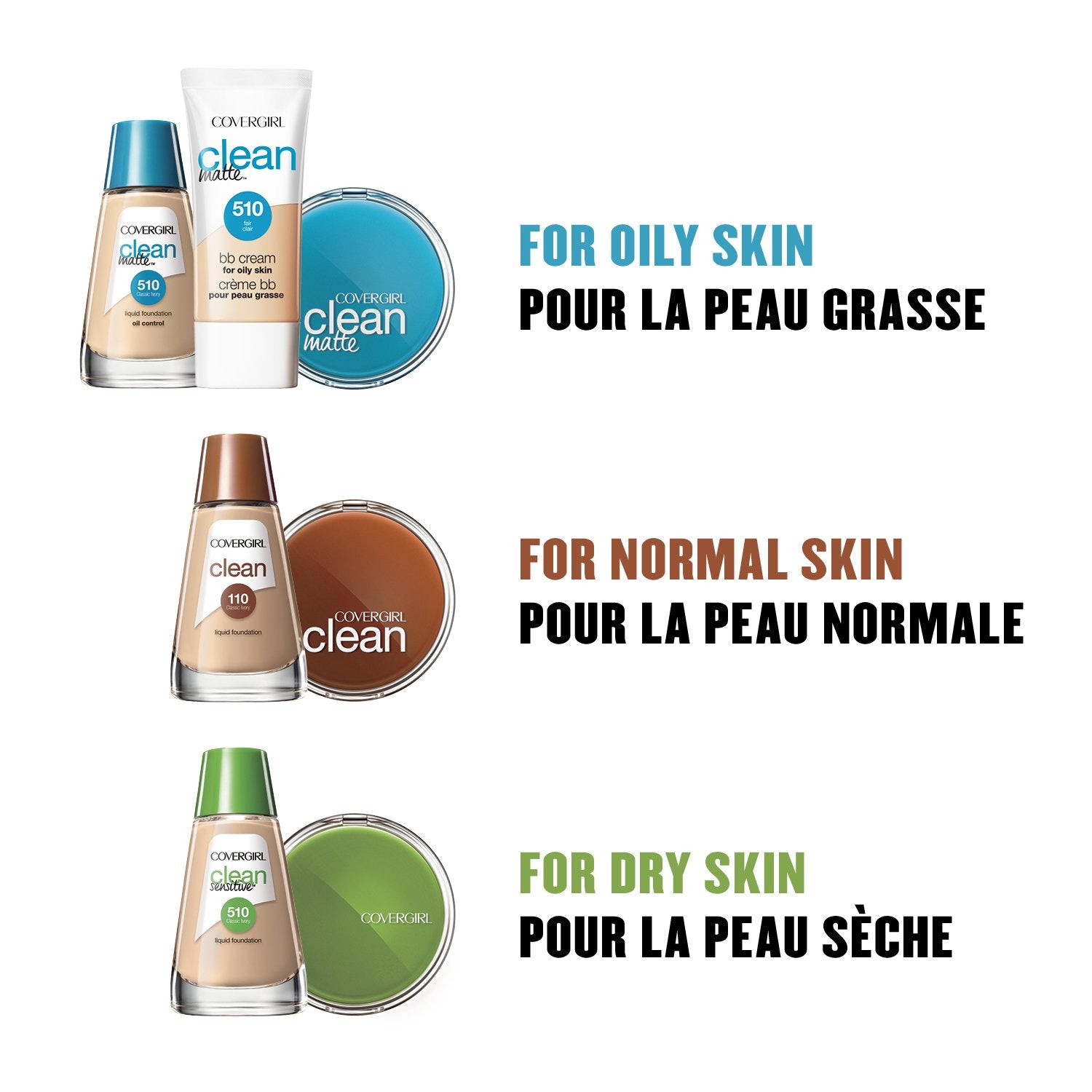 CoverGirl Clean Matte Liquid FoundationCoverGirl008100004058FoundationFoundation