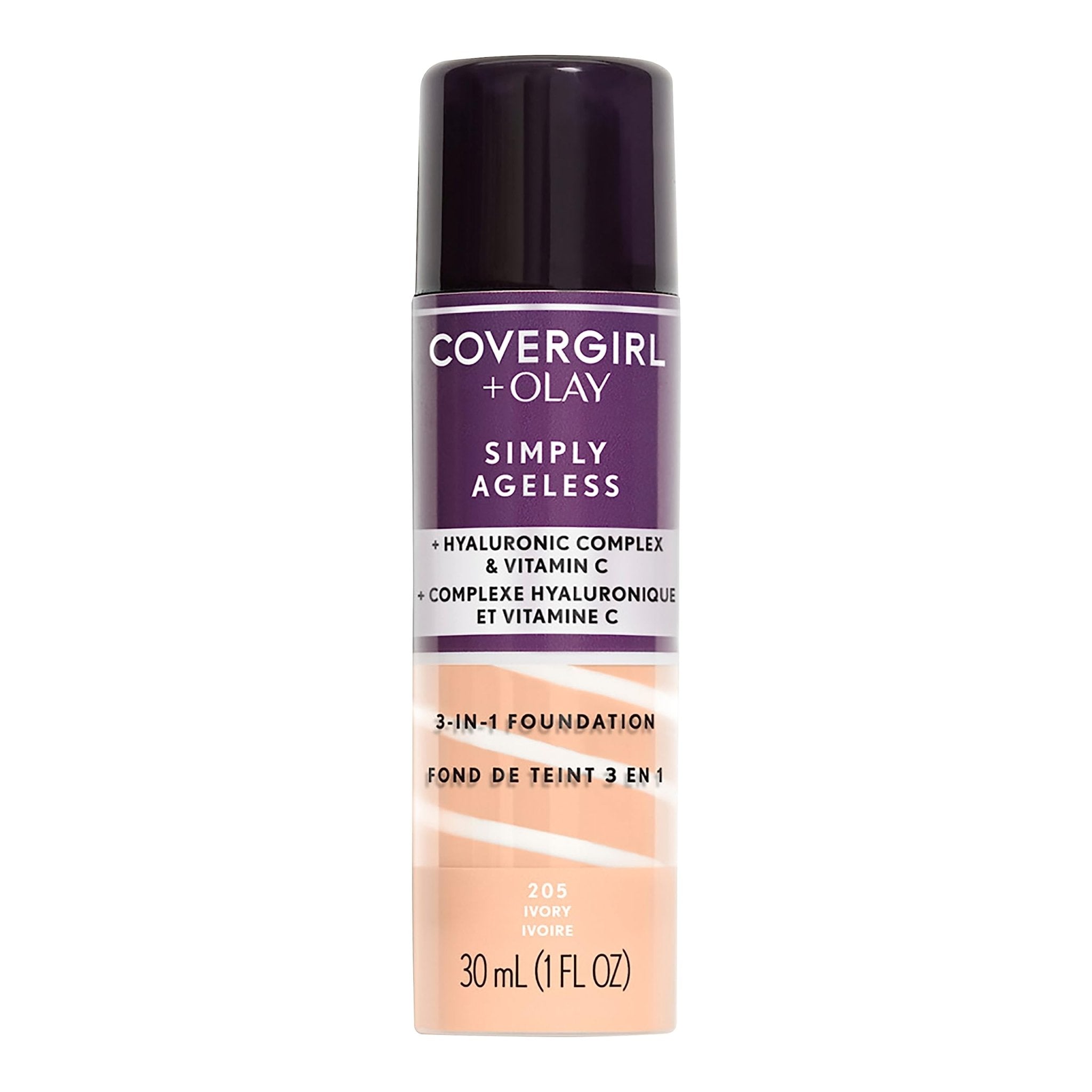 CoverGirl + Olay Simply Ageless 3 - in - 1 Liquid Foundation - 1 Fl OzCoverGirl008100100378FoundationFoundation