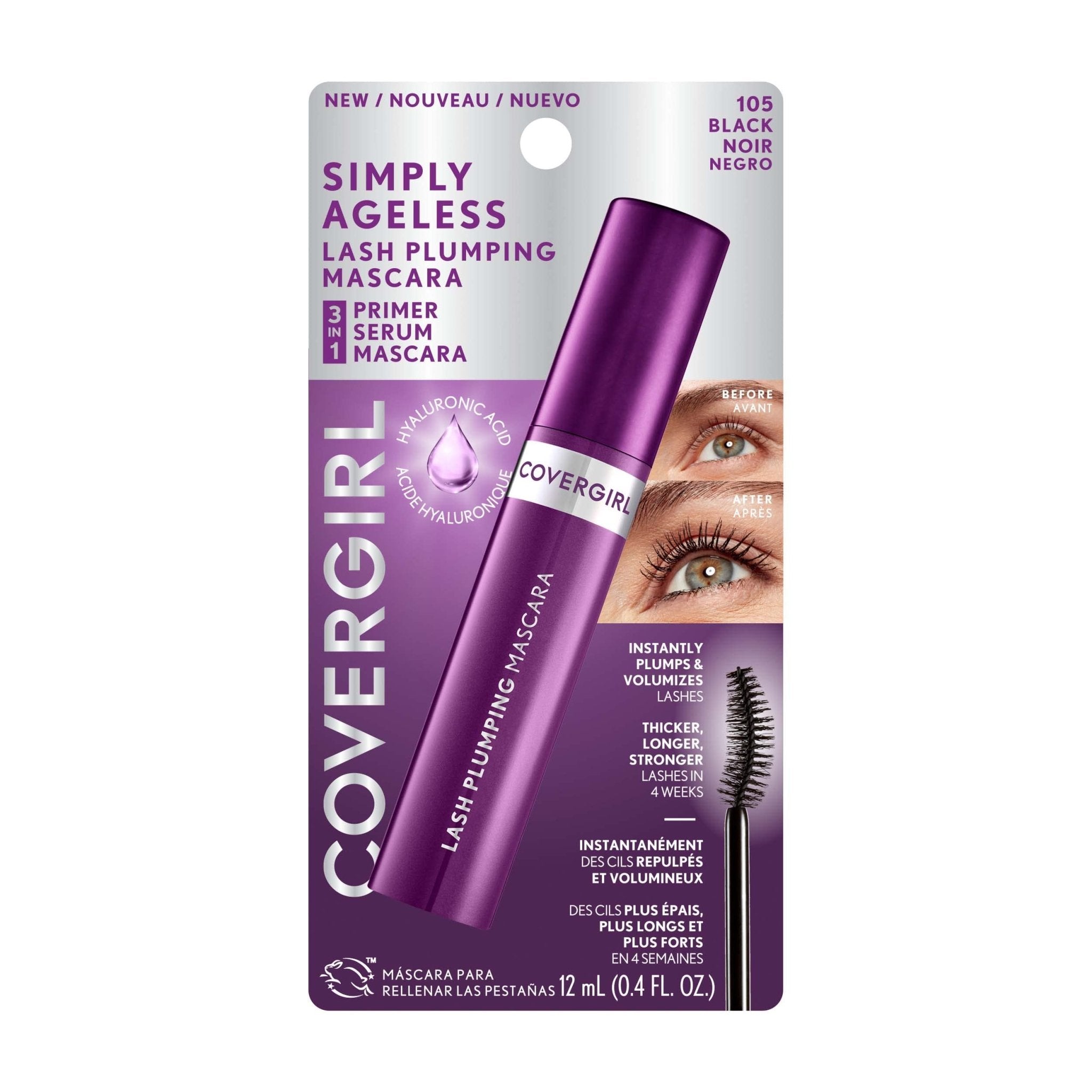 CoverGirl Simply Ageless Lash Plumping Mascara - 3 in 1CoverGirl3616302979998MascaraMascara