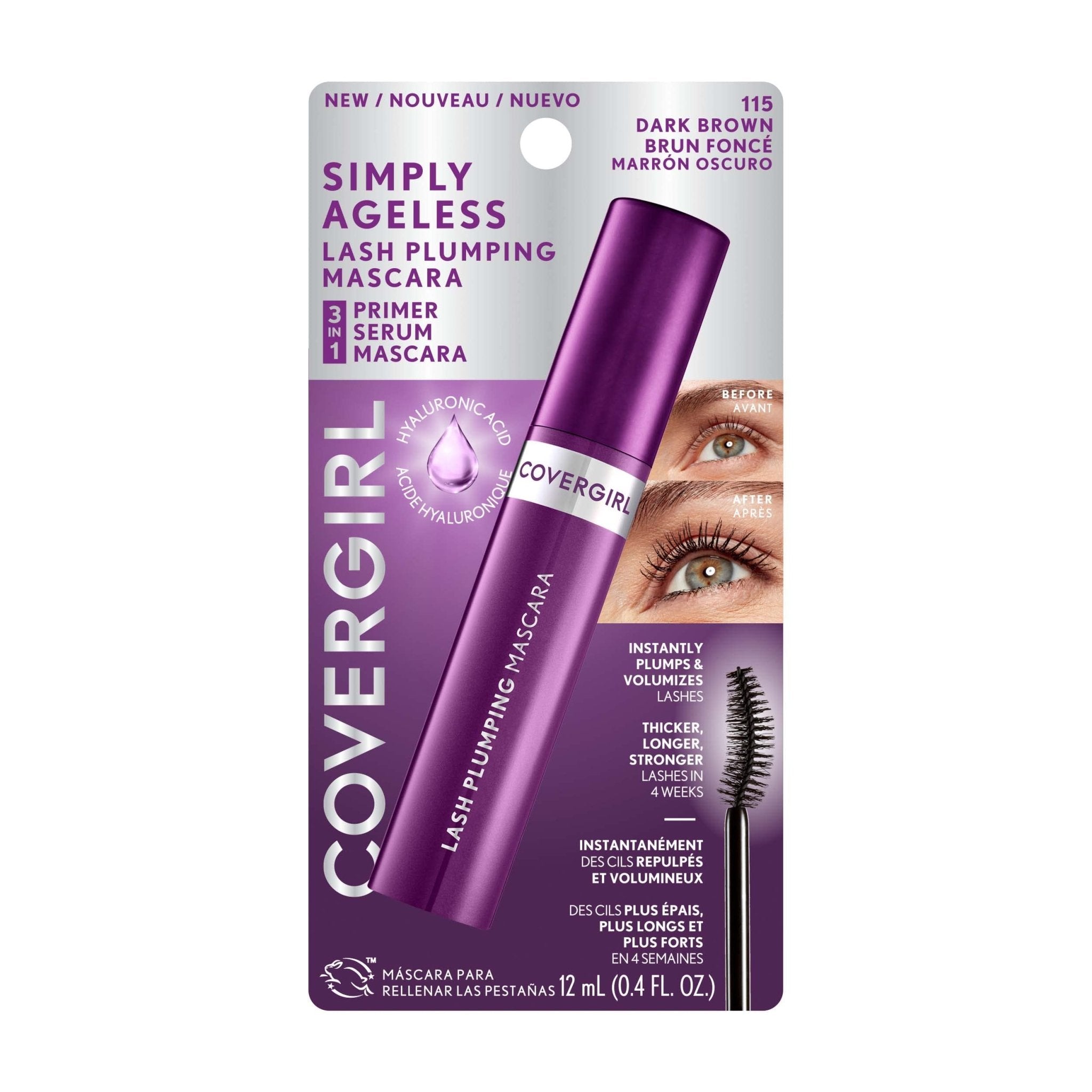 CoverGirl Simply Ageless Lash Plumping Mascara - 3 in 1CoverGirl3616302979998MascaraMascara