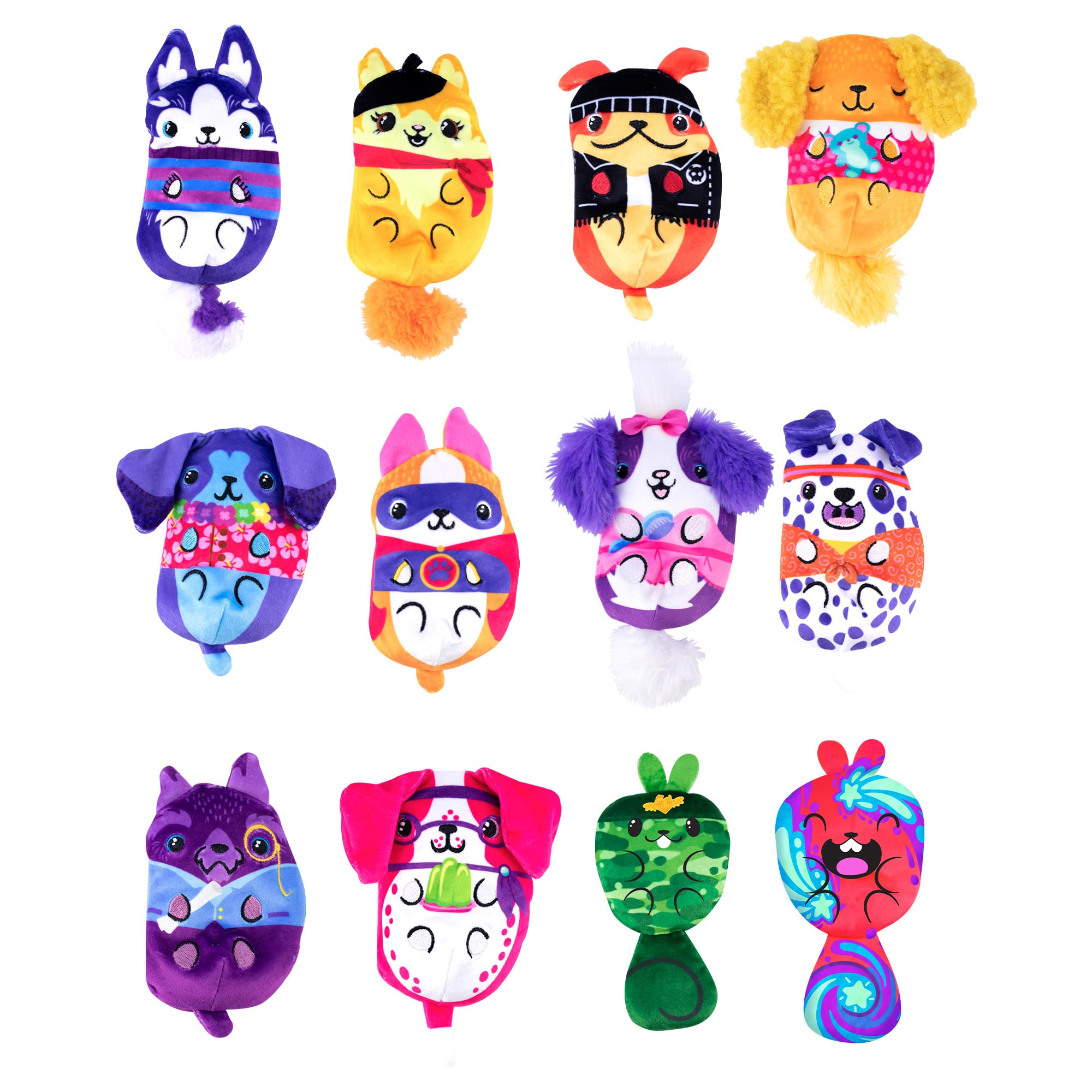 Dogs vs Squirls Cepia Plush Bean 4 - InchDogs vs Squirls810051822021Stuffed AnimalsStuffed Animals