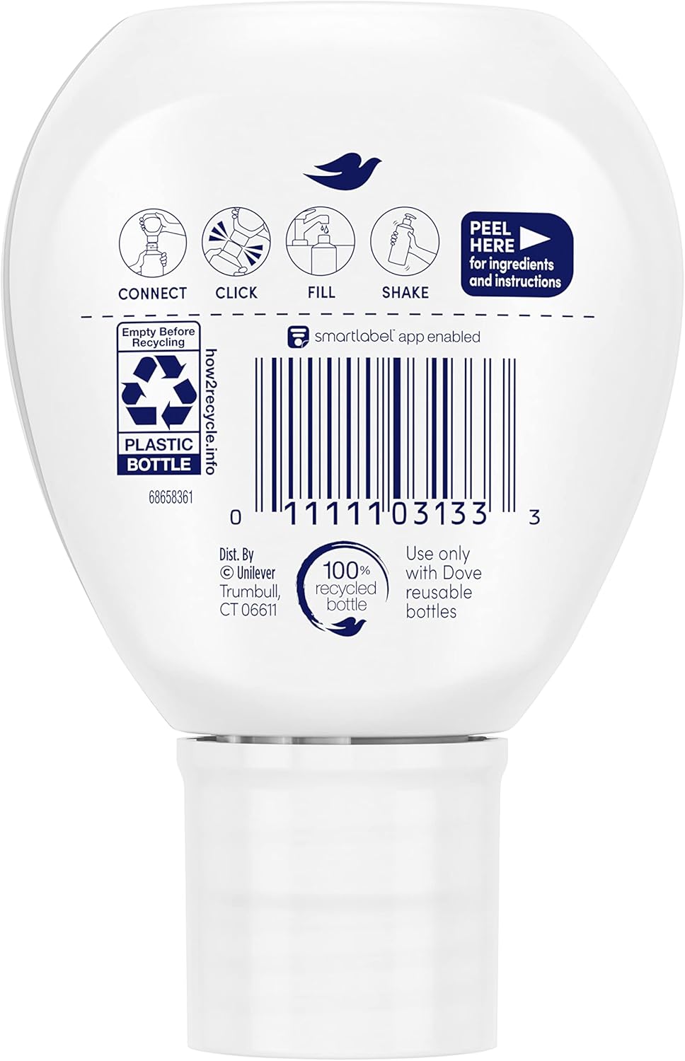 Dove Body Wash Concentrate Refill makes 16 fl oz - 4 PackDoveBody WashBody Wash