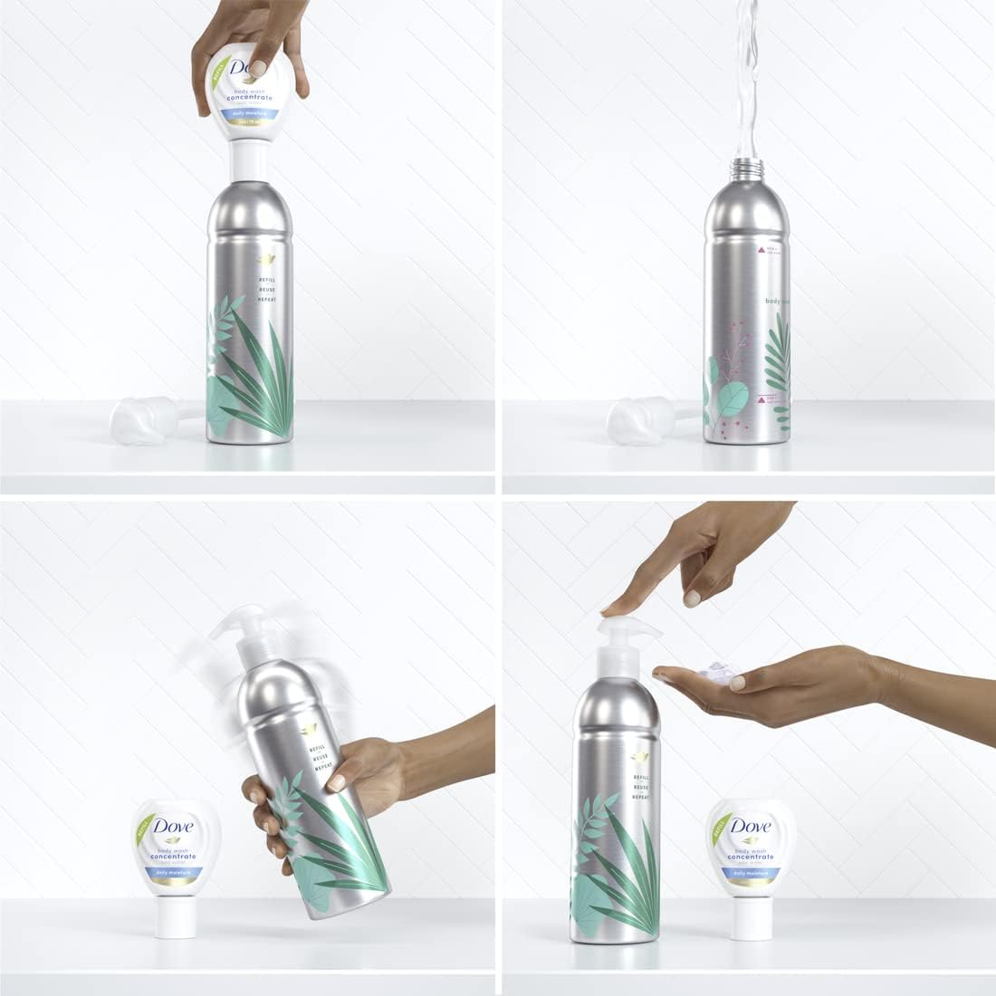 Dove Body Wash Concentrate Refill makes 16 fl oz - 4 PackDoveBody WashBody Wash