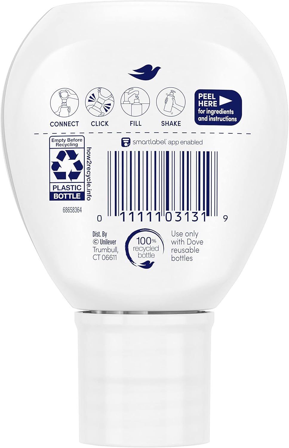 Dove Body Wash Concentrate Refill makes 16 fl oz - 4 PackDoveBody WashBody Wash