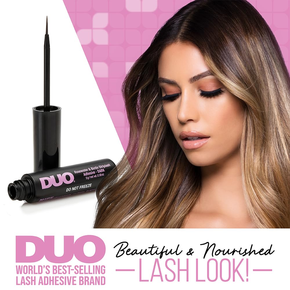 DUO Rosewater & Biotin Striplash Adhesive - DarkDuo073930621973Eyelashes AdhesivesEyelashes Adhesives