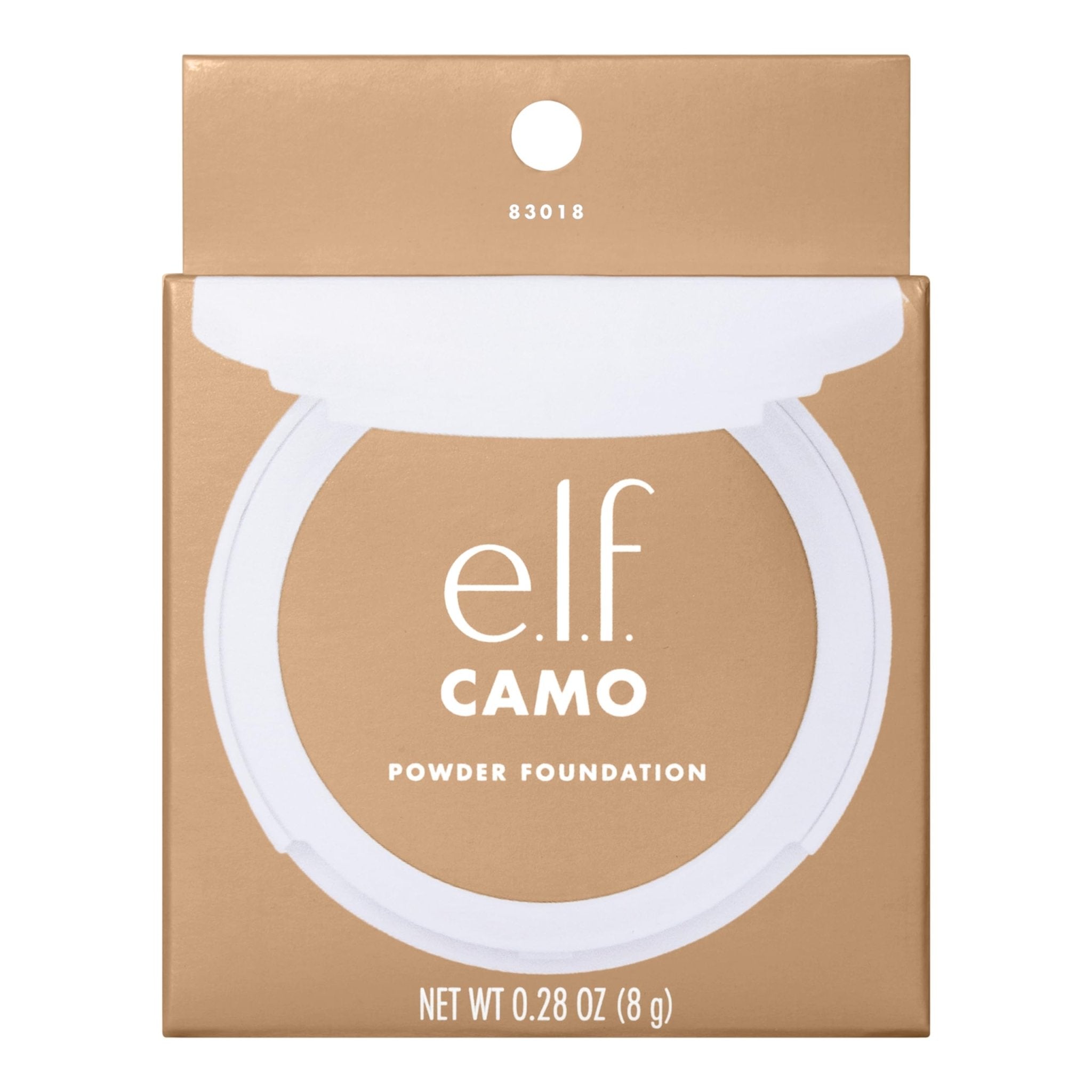 e.l.f. Camo Powder Foundation, Lightweight, Primer - Infused Buildable and Long - Lasting Medium - to - Full Coverage Foundatione.l.f.609332830134FoundationFoundation