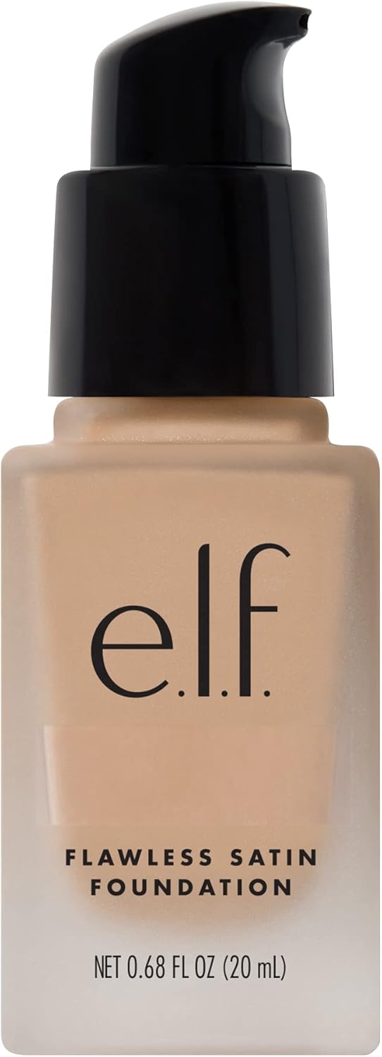 e.l.f. Flawless Satin Finish Foundation, Lightweight, Oil - free formula, Semi - Matte, SPF 15, All - Day Weare.l.f.609332813724FoundationFoundation