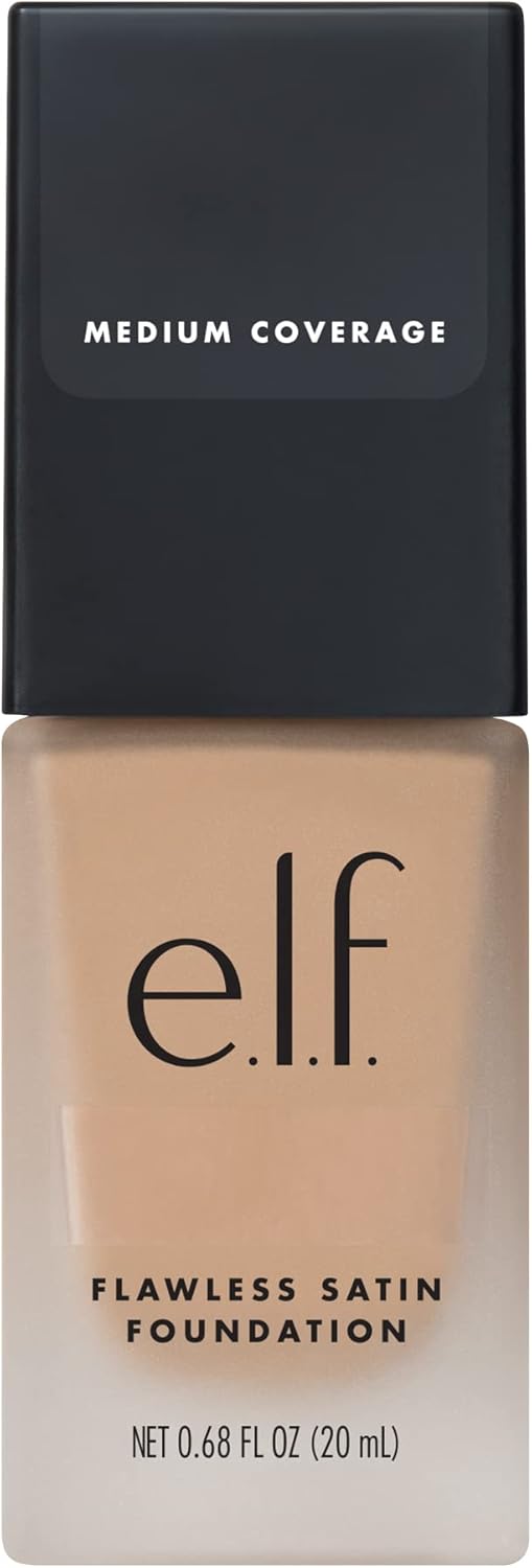 e.l.f. Flawless Satin Finish Foundation, Lightweight, Oil - free formula, Semi - Matte, SPF 15, All - Day Weare.l.f.609332813724FoundationFoundation
