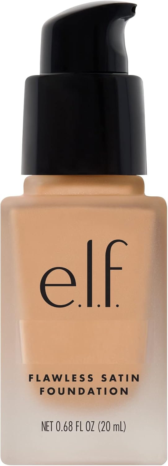 e.l.f. Flawless Satin Finish Foundation, Lightweight, Oil - free formula, Semi - Matte, SPF 15, All - Day Weare.l.f.609332813755FoundationFoundation