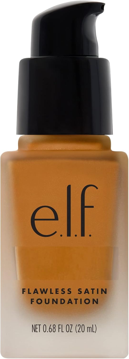 e.l.f. Flawless Satin Finish Foundation, Lightweight, Oil - free formula, Semi - Matte, SPF 15, All - Day Weare.l.f.609332813755FoundationFoundation