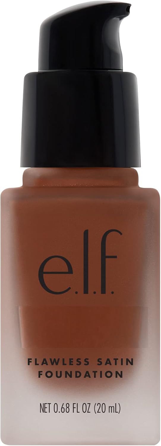 e.l.f. Flawless Satin Finish Foundation, Lightweight, Oil - free formula, Semi - Matte, SPF 15, All - Day Weare.l.f.609332831131FoundationFoundation
