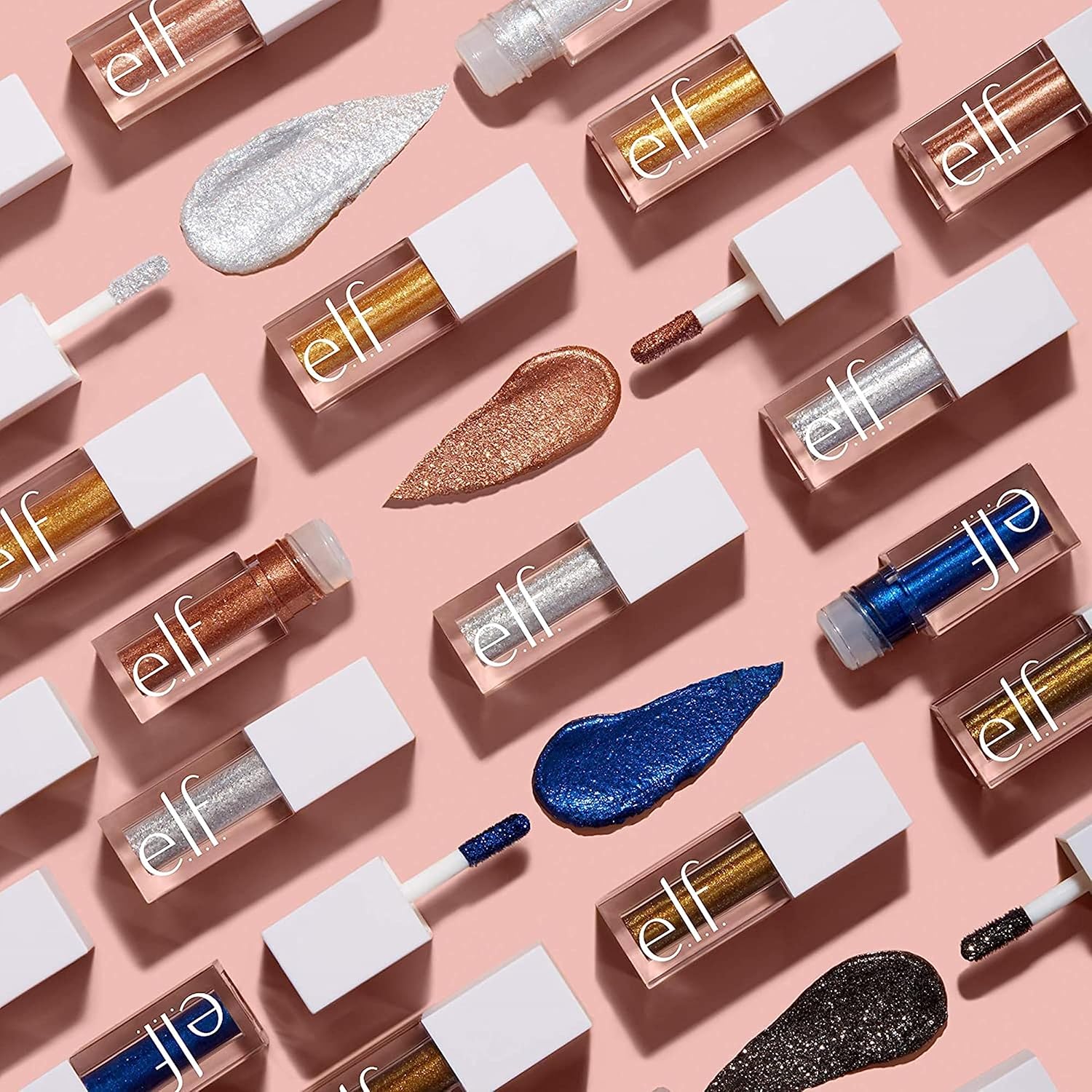 e.l.f. Liquid Glitter Eyeshadow, One Swipe Coverage, Long - Lasting Glitter - 24K Golde.l.f.609332834415EyeshadowEyeshadow