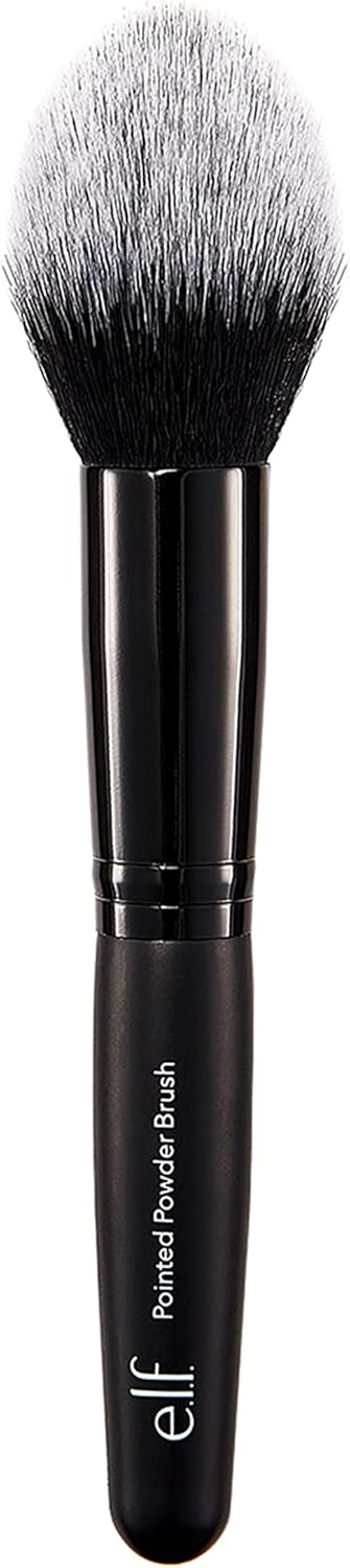 e.l.f. Pointed Powder Brush, Makeup Brush For Flawless Contouring & Highlighting, Distinctive Tapered Point For Targeted Colore.l.f.609332540477Blush BrushBlush Brush