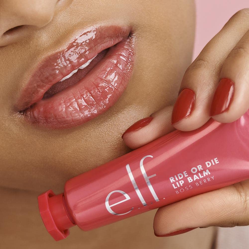 e.l.f. Ride or Die Lip Balm, Sheer Finish, Repairs & Hydrates, Jojoba Oil & Vegan Collagen - 12 ge.l.f.609332833760Lip BalmLip Balm