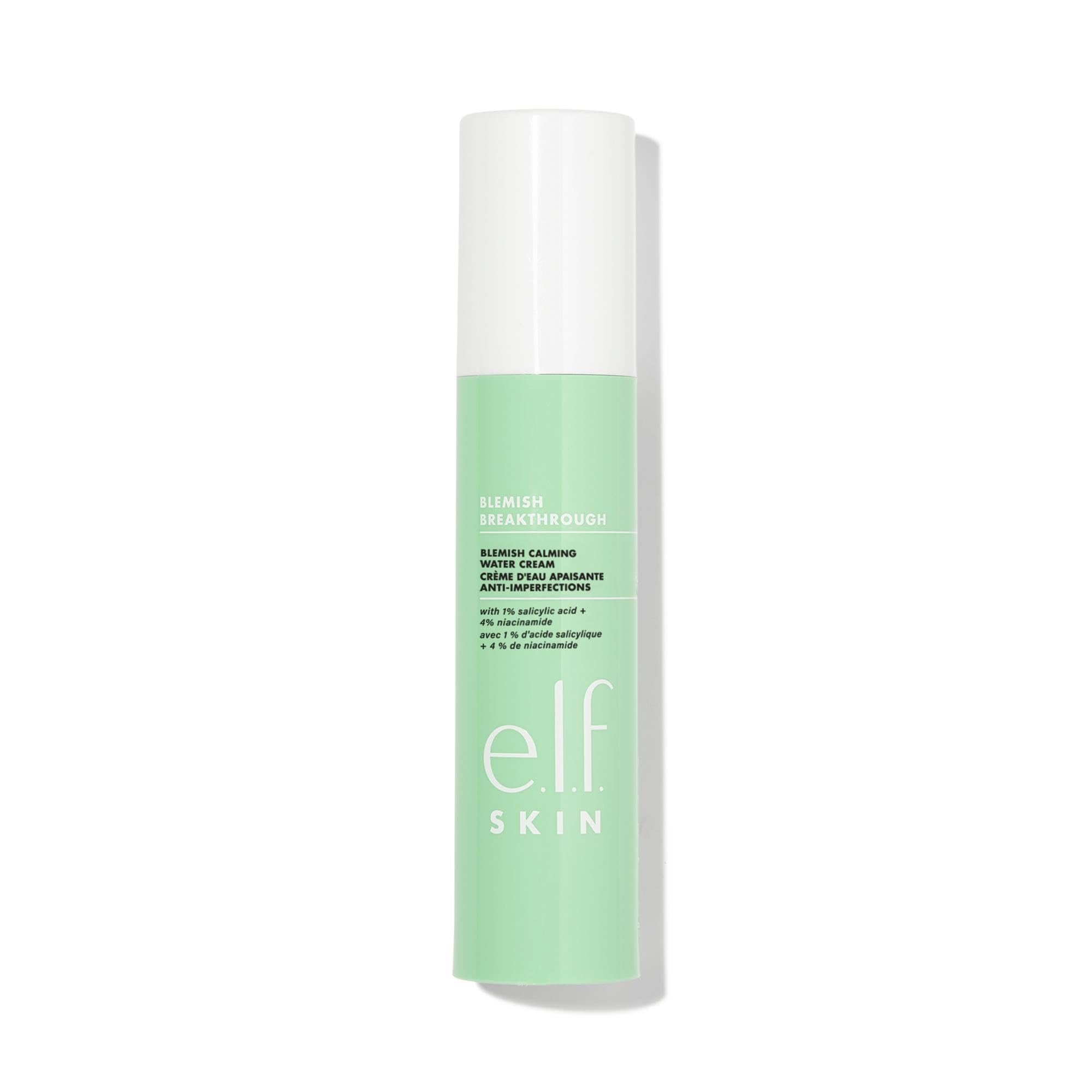e.l.f. Skin Blemish Breakthrough Acne Calming Water Cream, Lightweight Acne - Fighting Face Moisturiser, Prevents New Blemishes & Calms Skine.l.f.609332575639Face MoisturizersFace Moisturizers