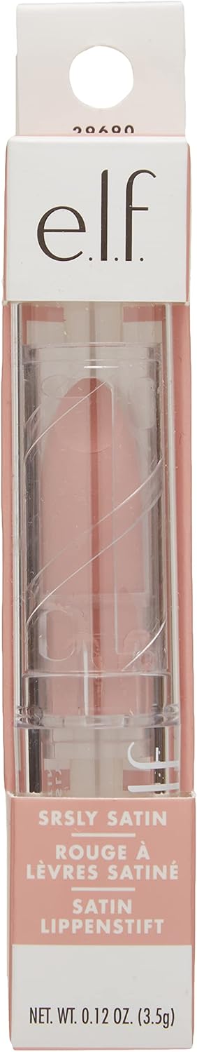 e.l.f. Srsly Satin Lipstick, Intense Colour Payoff & Silky Smooth Formula - 4.5ge.l.f.609332296909LipstickLipstick