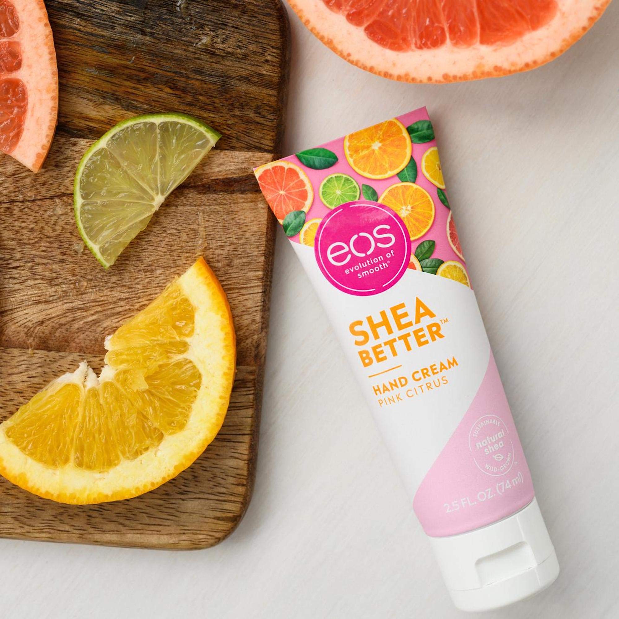eos Hand Cream - Pink Citrus | Natural Shea Butter Hand Lotion and Skin Care | 24 Hour Hydration with Oil - 74mleos840044700319Hand CreamHand Cream