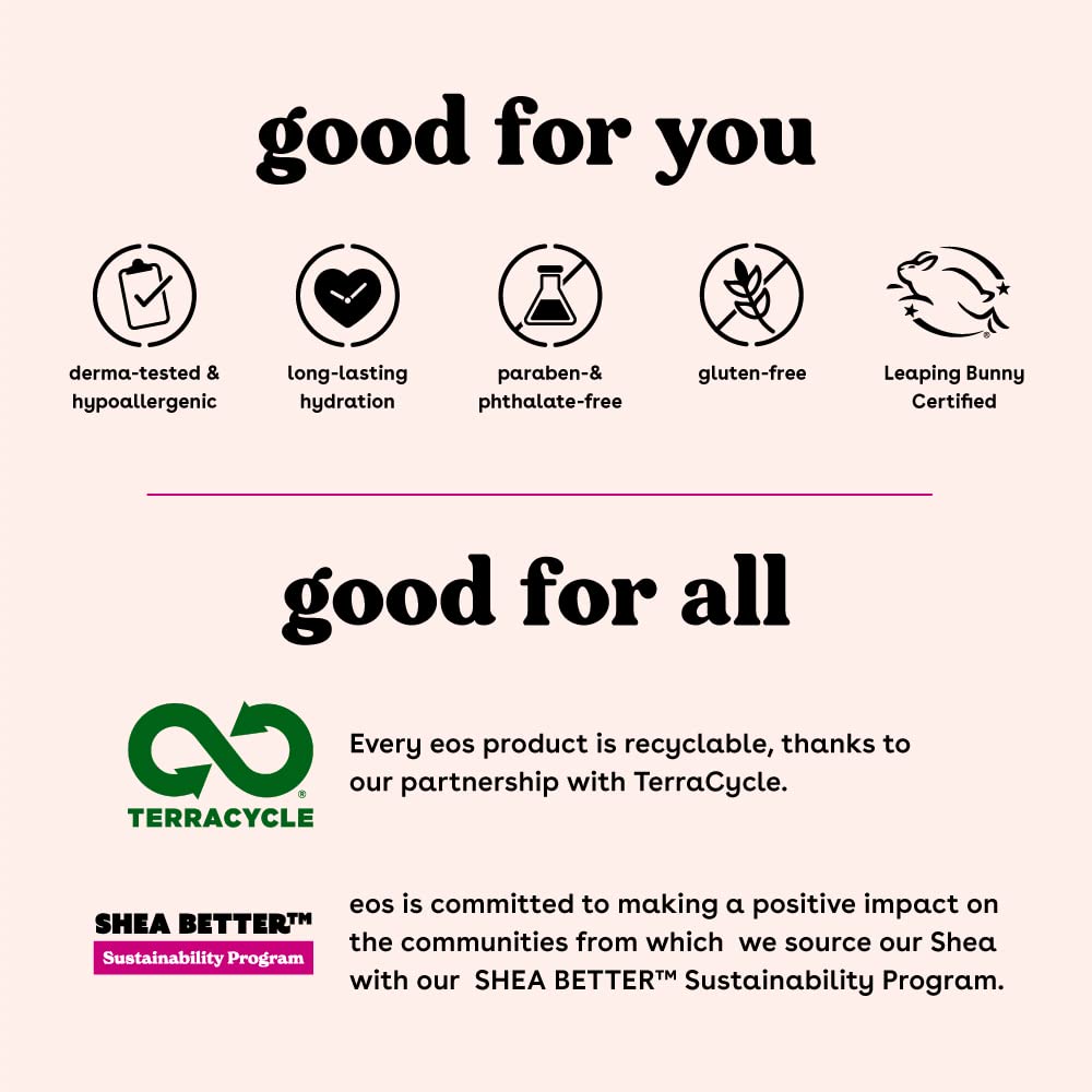 eos Hand Cream - Pink Citrus | Natural Shea Butter Hand Lotion and Skin Care | 24 Hour Hydration with Oil - 74mleos840044700319Hand CreamHand Cream