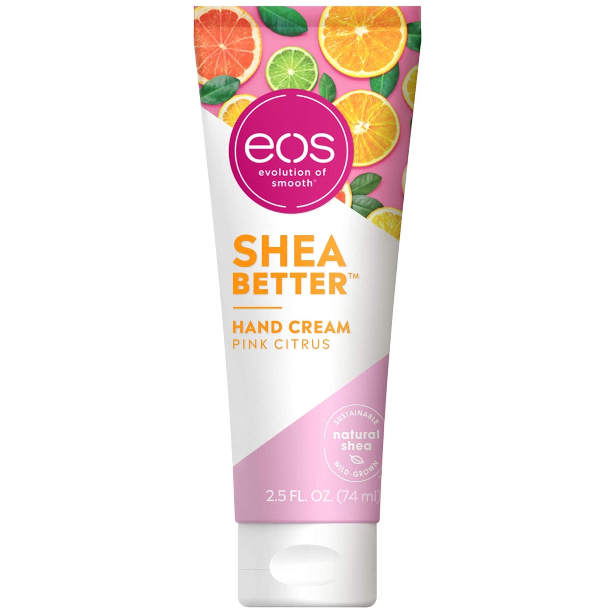 eos Hand Cream - Pink Citrus | Natural Shea Butter Hand Lotion and Skin Care | 24 Hour Hydration with Oil - 74mleos840044700319Hand CreamHand Cream