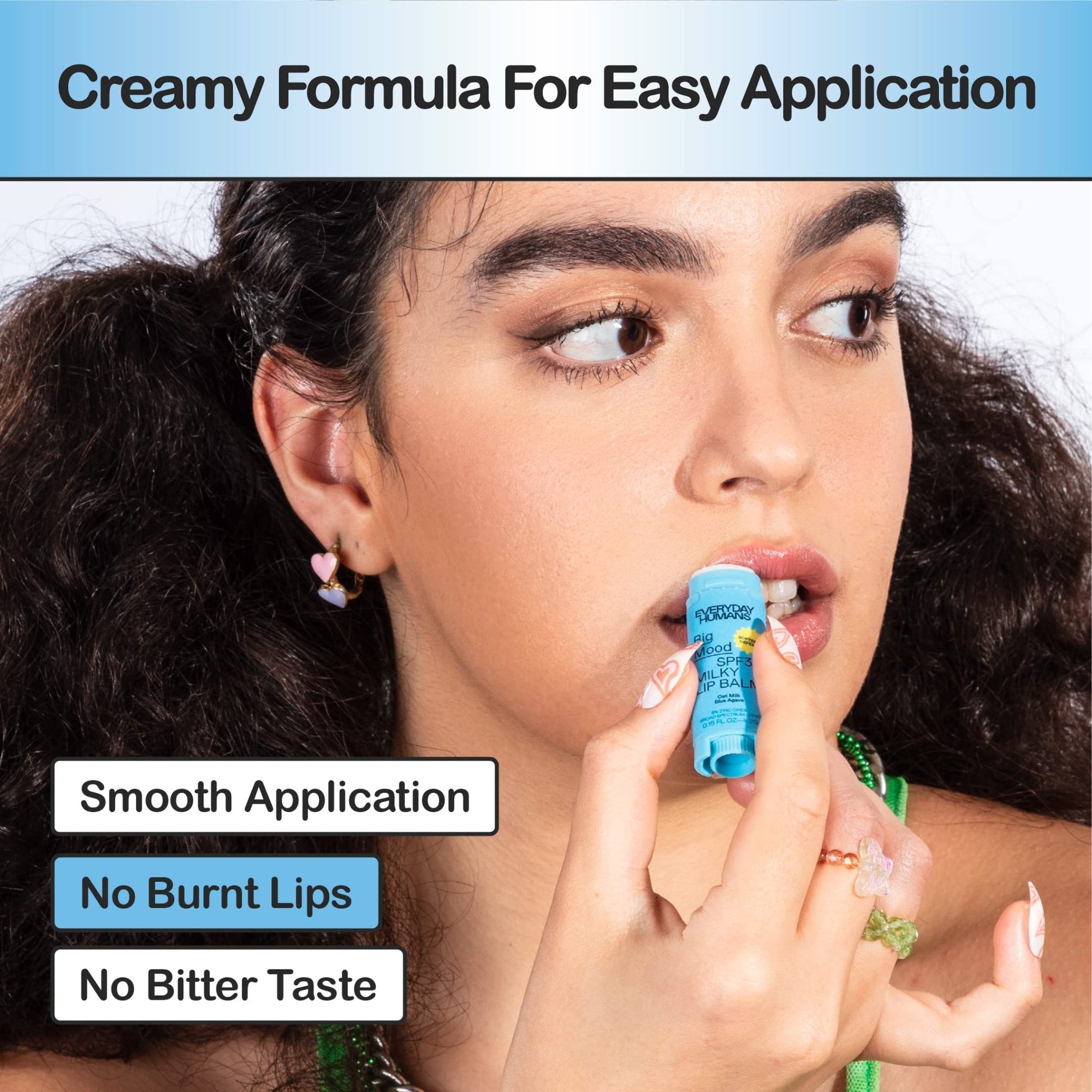 EVERYDAY HUMANS Big Mood SPF30 Milky lip balm - Oat Milk Blue AgaveEVERYDAY HUMANS840131500419Lip BalmLip Balm