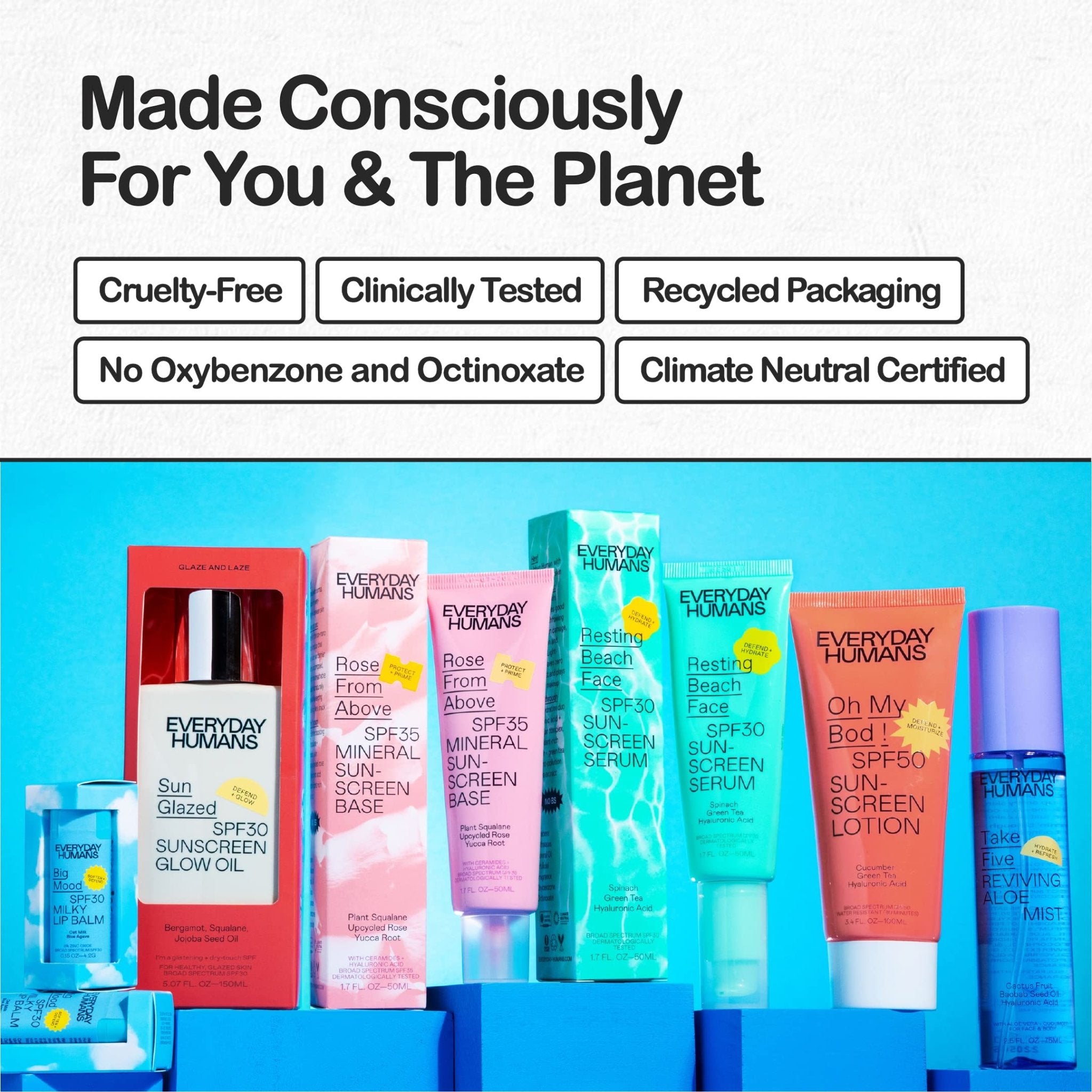 EVERYDAY HUMANS Big Mood SPF30 Milky lip balm - Oat Milk Blue AgaveEVERYDAY HUMANS840131500419Lip BalmLip Balm